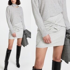 IRO Toraba Skirt in Mixed Grey size XXS NWT